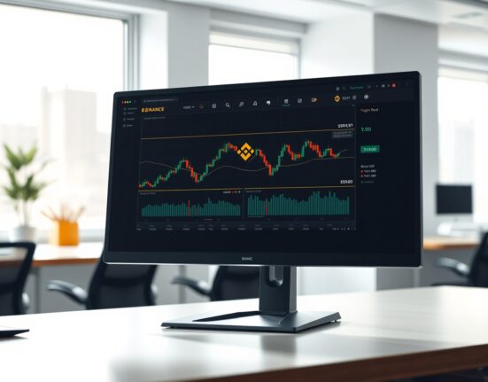 Binance margin trading interface showing new cryptocurrency pairs for professional traders