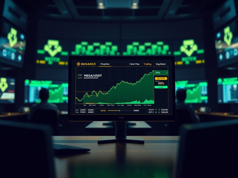 Binance MEGA USDT Perpetual Futures Listing Sparks High Leverage Trading Interest