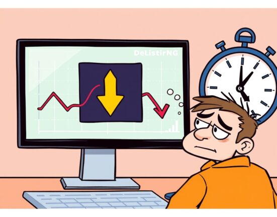 A trader contemplating the implications of the Binance NEIROETH delisting on perpetual futures contracts.