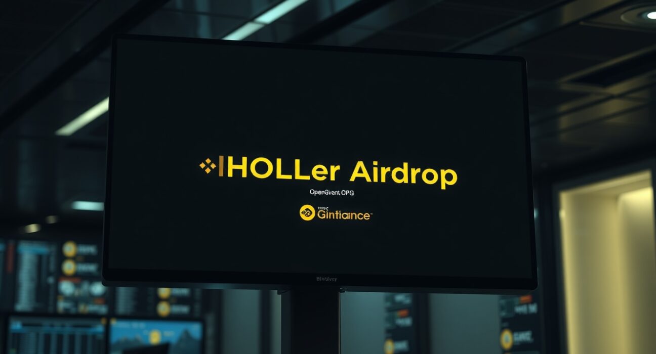 Binance HODLer Airdrop announcement for OpenGradient (OPG) on a trading screen