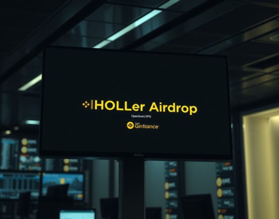 Binance HODLer Airdrop announcement for OpenGradient (OPG) on a trading screen