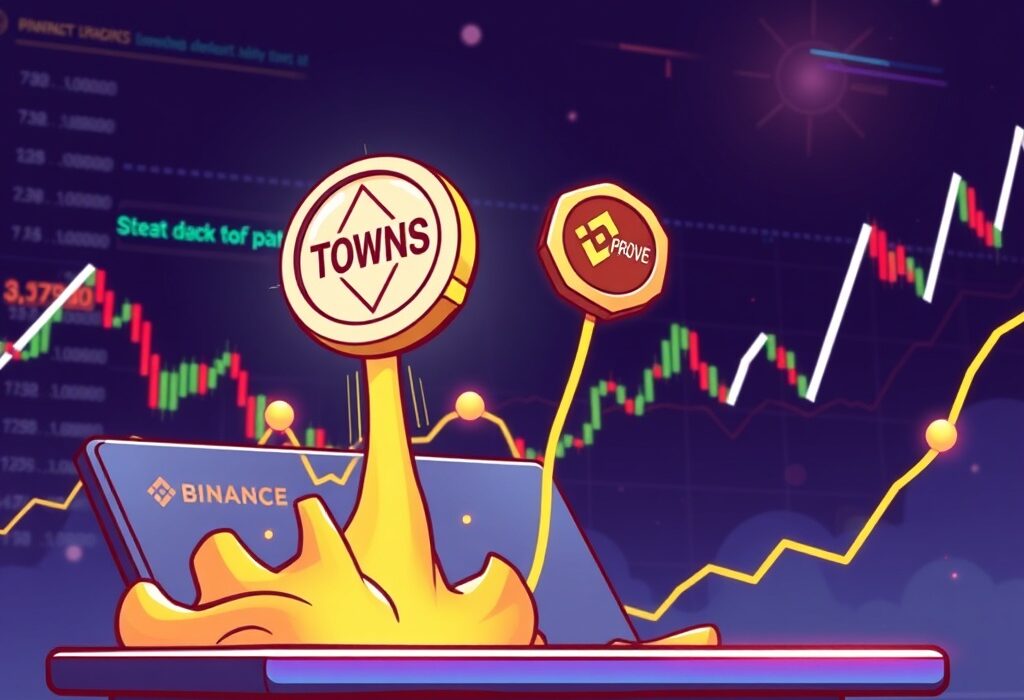 A dynamic illustration showing new Binance perpetual futures being launched, symbolizing opportunities in crypto derivatives trading.