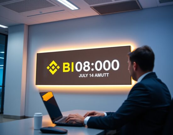 Binance exchange interface showing network support announcement for PYR and VANRY tokens