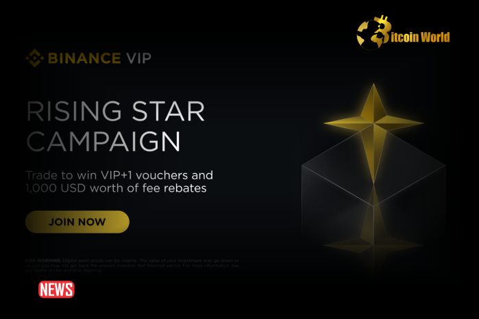 Binance Launches VIP 'Rising Star' Program with $20,000 in Rewards