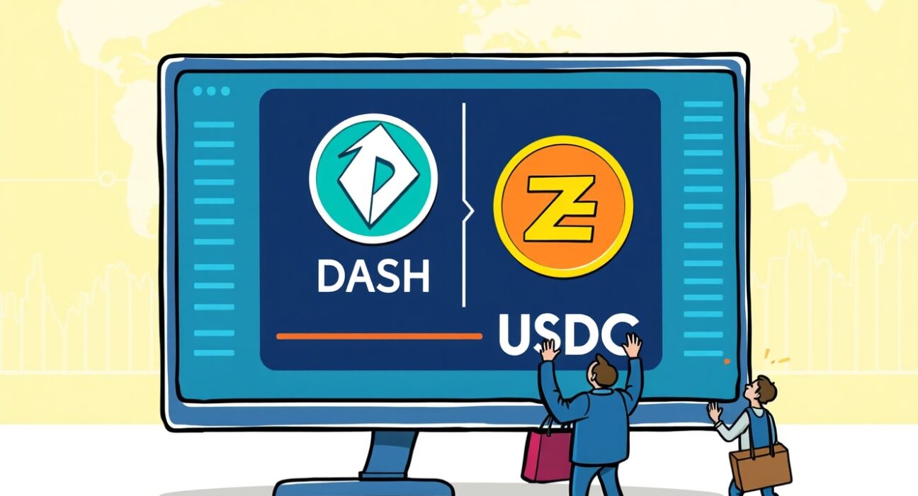 Traders celebrating new Binance spot trading pairs for DASH and ZEC, symbolizing expanded trading opportunities and market growth.