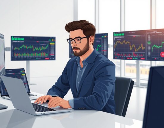 Financial analyst examining Binance stablecoin reserve data and cryptocurrency exchange liquidity trends