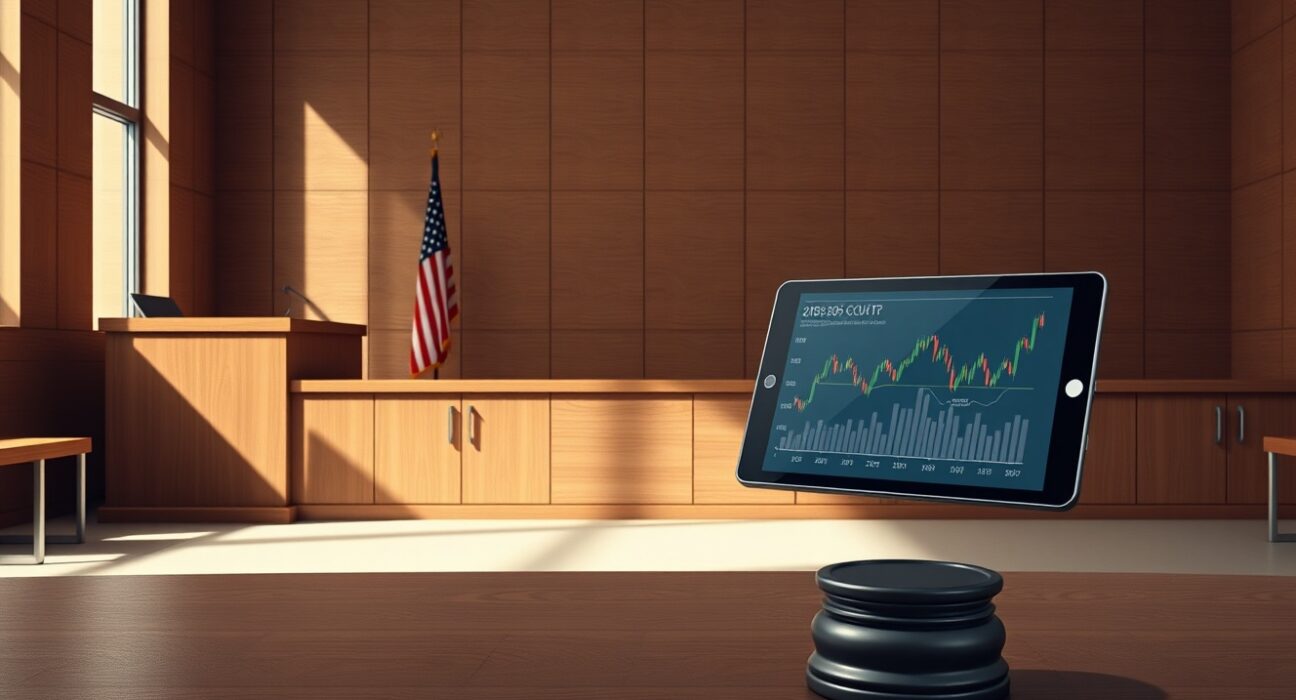 Binance defamation lawsuit against Wall Street Journal over Iran sanctions reporting in courtroom setting