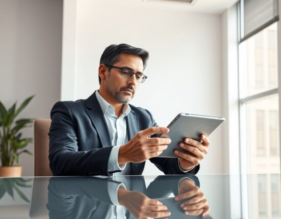 Binance.US executive analyzing data for strategic expansion into new crypto markets.