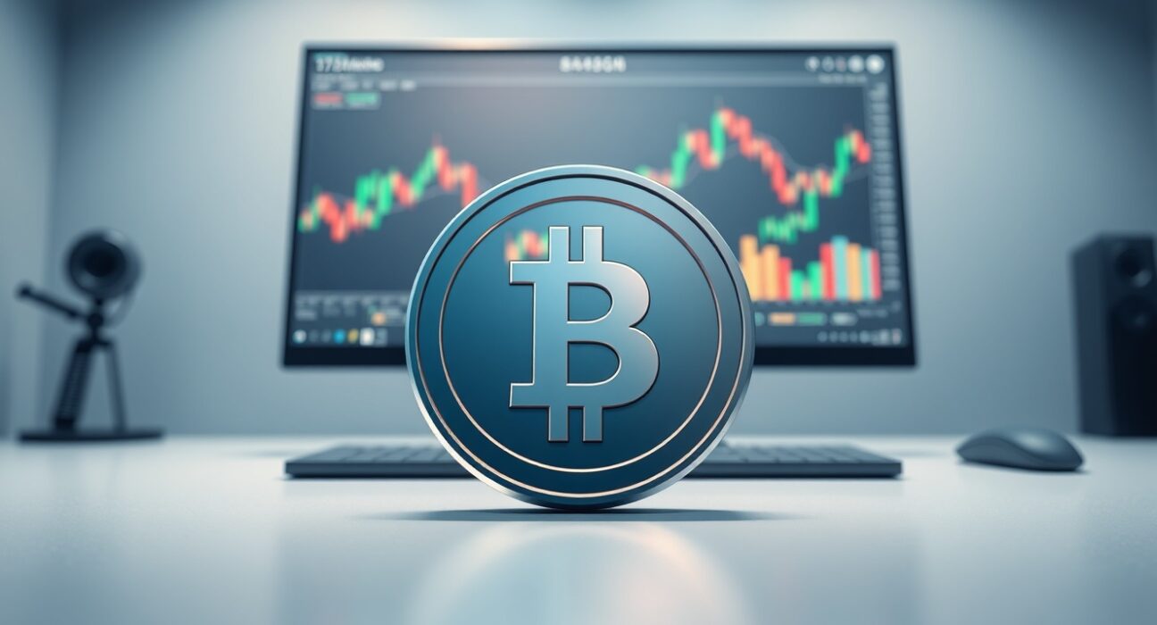 Digital token transformation symbolizing the UTK to XMN rebranding process supported by Binance.