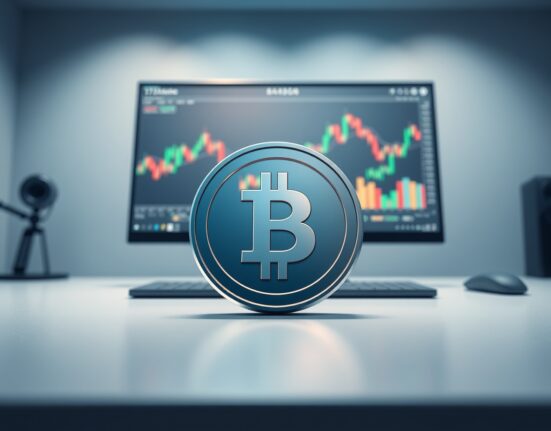 Digital token transformation symbolizing the UTK to XMN rebranding process supported by Binance.