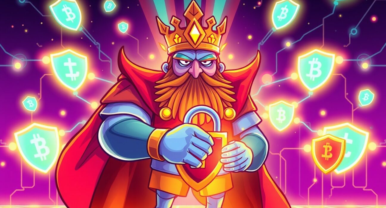 Binance validator securing the Sei network blockchain with protective shields