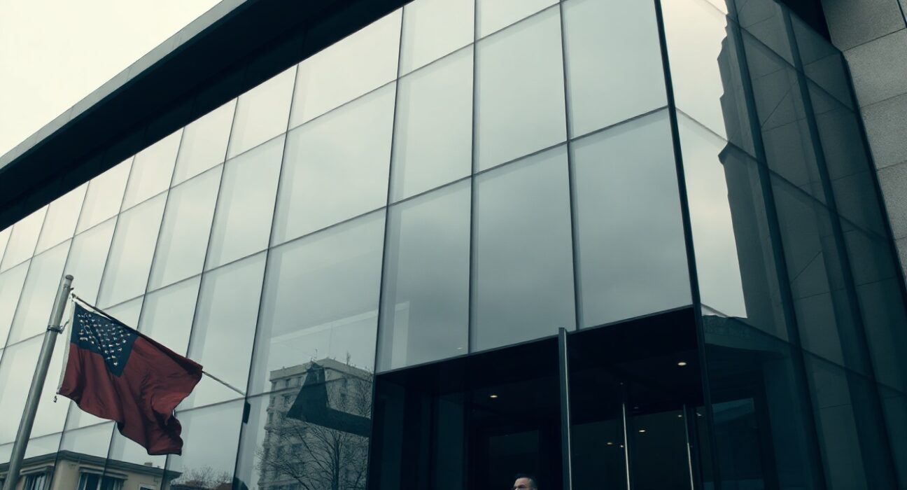 Exterior of a modern office building in Athens, Greece, symbolizing regulatory headquarters.