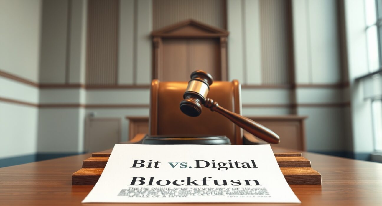 Legal document from the Bit Digital vs Blockfusion lawsuit over a $5 million crypto investment dispute.