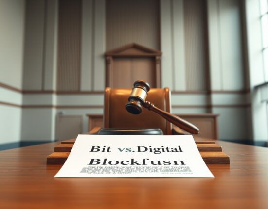 Legal document from the Bit Digital vs Blockfusion lawsuit over a $5 million crypto investment dispute.