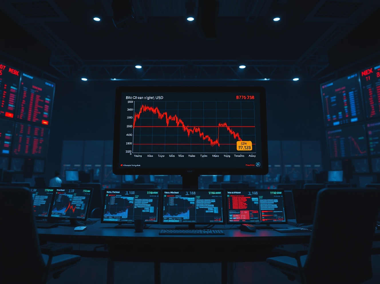 Bitcoin Faces $560 Million Long Liquidation Risk Below $76,528, Coinglass Data Shows