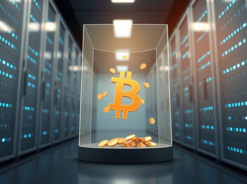 Glassnode analysis of Bitcoin accumulation patterns showing market data flow through transparent node structure