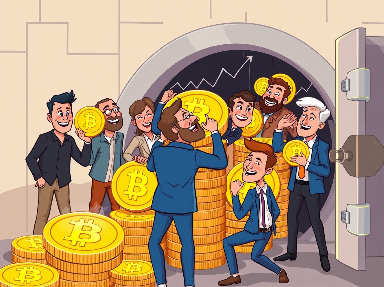 Strategic Bitcoin Accumulation: Mid-Tier Investors Snap Up 54,000 BTC in Defiant Week of Buying