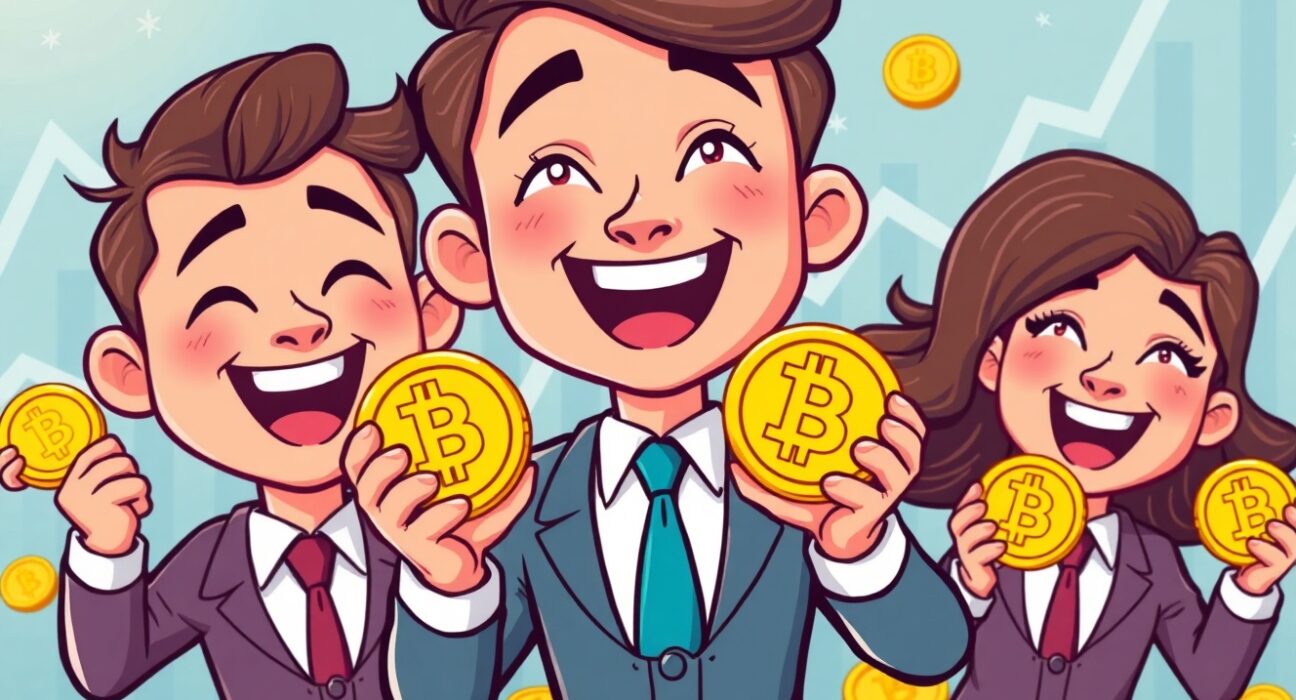 Corporate entities engaging in Bitcoin accumulation by collecting digital coins amid financial growth