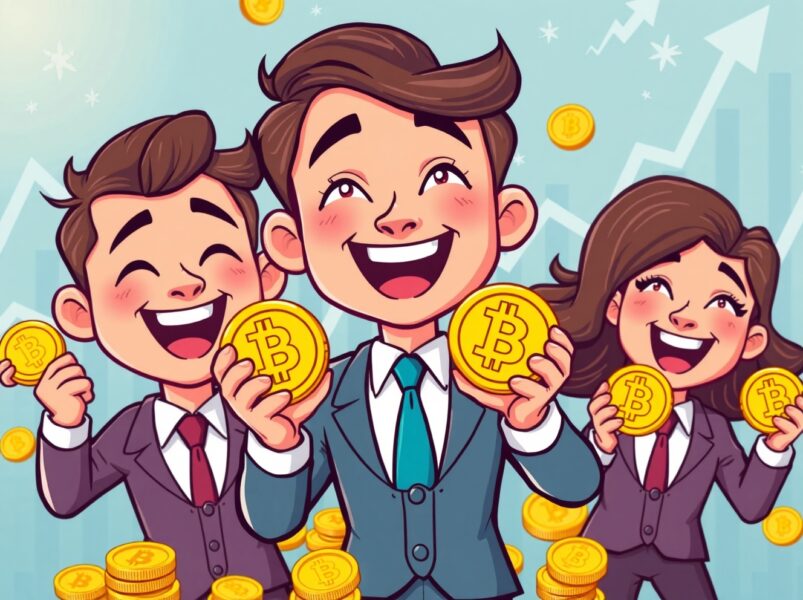 Corporate entities engaging in Bitcoin accumulation by collecting digital coins amid financial growth