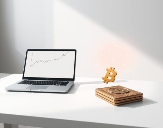 Visual comparison of Bitcoin investment growth versus Apple stock performance during Tim Cook's leadership era.