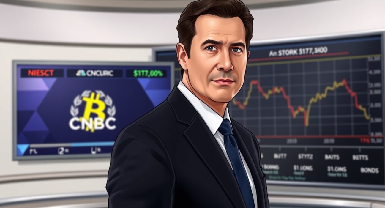 Anthony Pompliano of ProCap Financial discussing Bitcoin's stability during geopolitical conflict on CNBC.