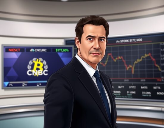 Anthony Pompliano of ProCap Financial discussing Bitcoin's stability during geopolitical conflict on CNBC.