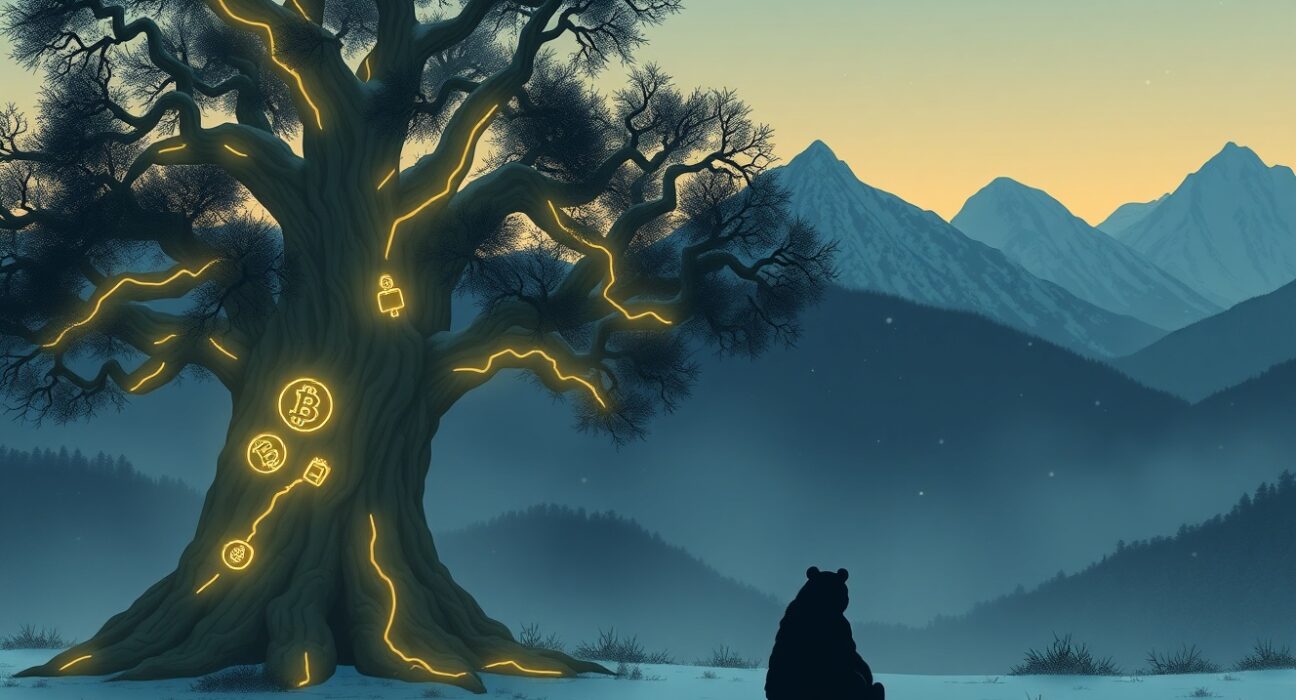 Bitcoin bear market analysis showing key technical indicators and price support levels