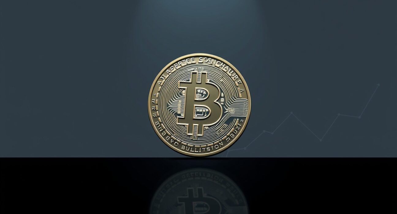 Bitcoin coin symbolizing bear-to-bull market shift with NRPL indicator recovery