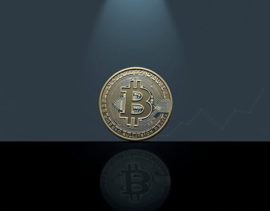 Bitcoin coin symbolizing bear-to-bull market shift with NRPL indicator recovery