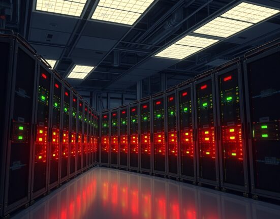 Industrial Bitcoin mining facility highlighting mining centralization concerns in cryptocurrency networks.