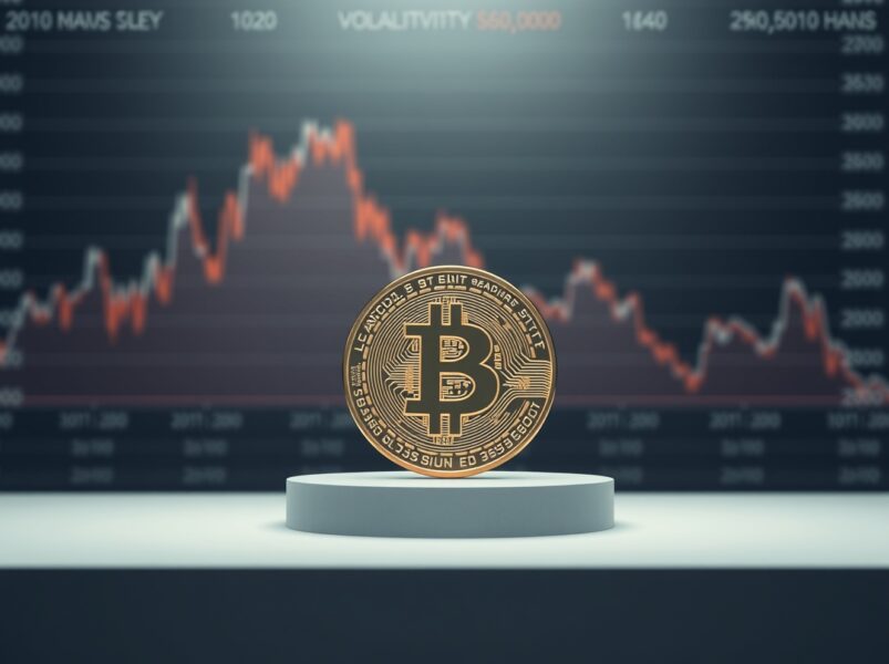 Bitcoin price stability analysis showing cryptocurrency bottom at $60,000 level with volatility indicators.