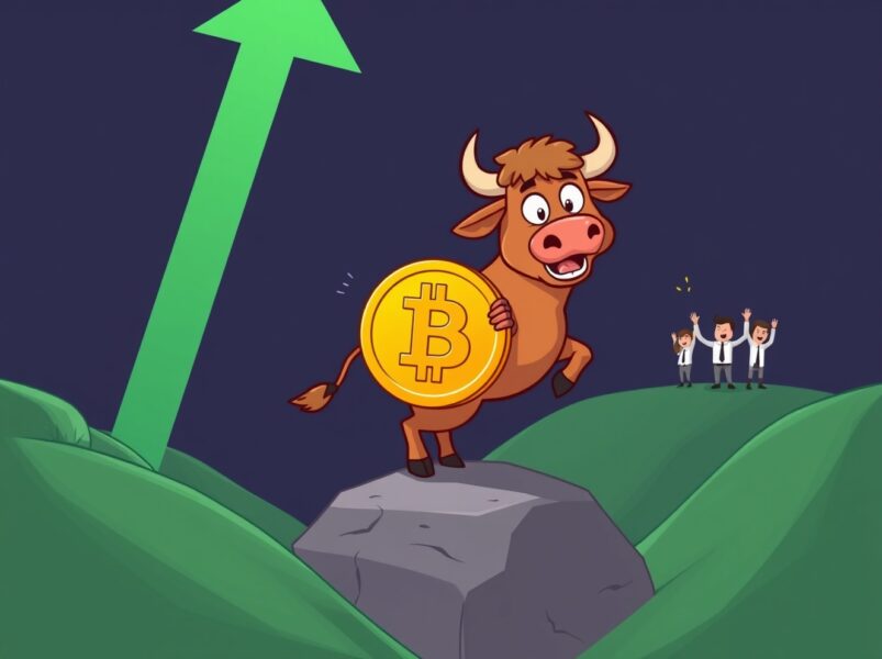 Bitcoin bottom recovery showing bullish momentum as selling pressure decreases