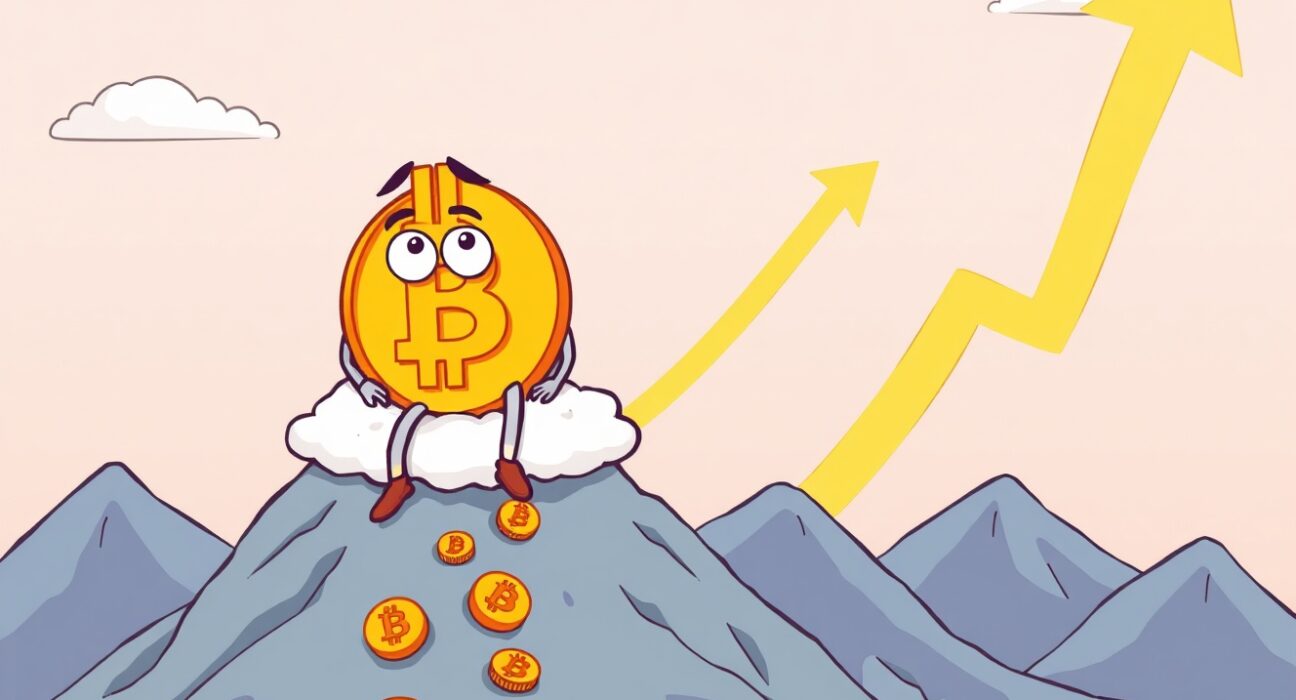 Bitcoin consolidation phase showing cryptocurrency resting before next upward movement