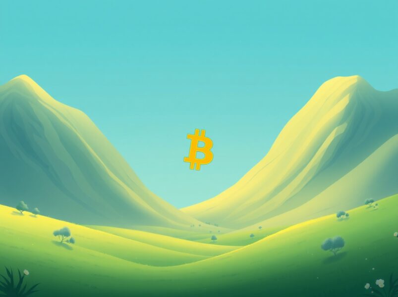 Analysis showing Bitcoin price consolidation and stability in the cryptocurrency market.