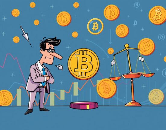 Bitcoin correction analysis showing divided market opinions with chart indicators and analyst perspectives