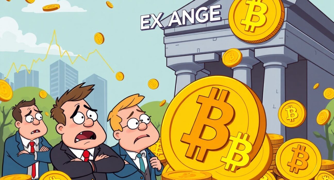 Bitcoin correction warning as large BTC flows into exchange during market downturn