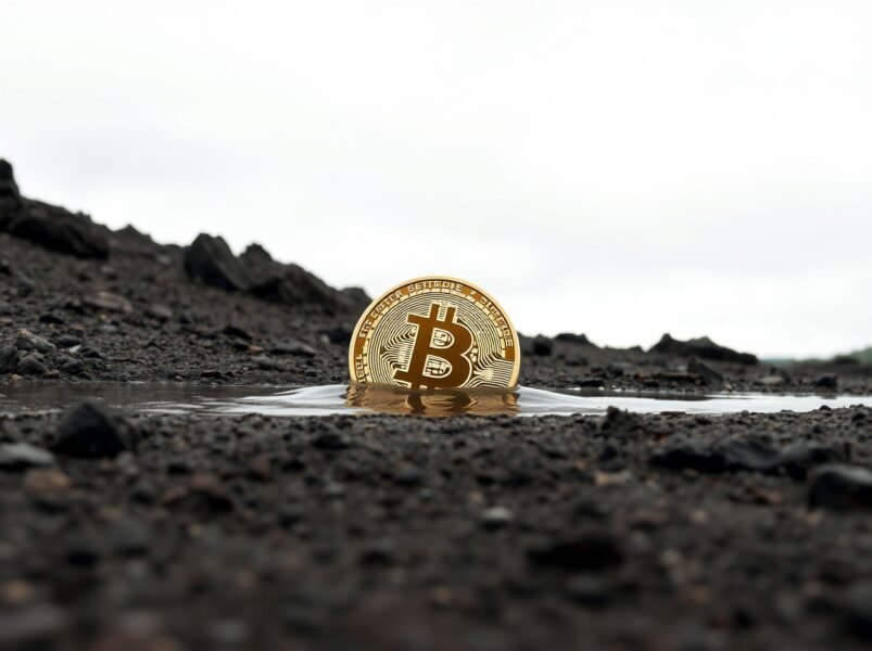 Bitcoin cycle bottom analysis by Ark Invest showing key price levels and long-term holder data.