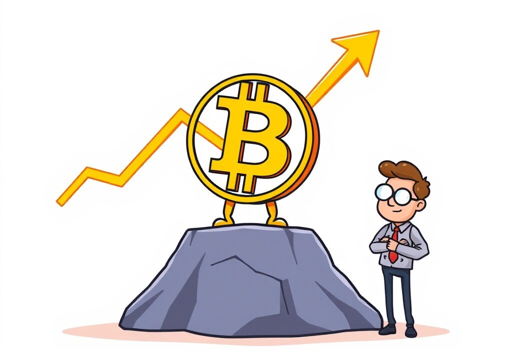 A strong Bitcoin cycle persists, with the BTC symbol resiliently holding above key support levels, indicating bullish momentum.