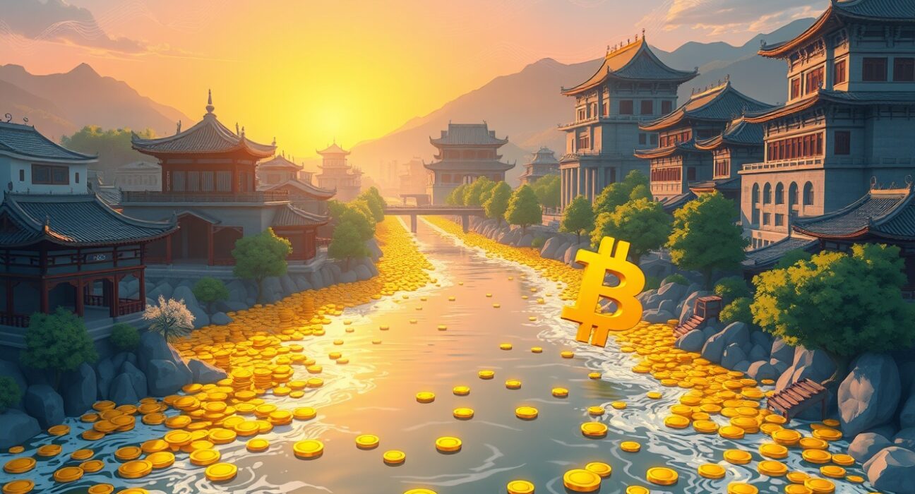 Analysis of Bitcoin price movement influenced by China's monetary policy and global liquidity shifts