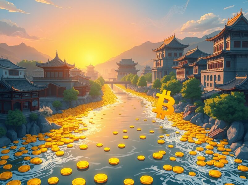 Analysis of Bitcoin price movement influenced by China's monetary policy and global liquidity shifts