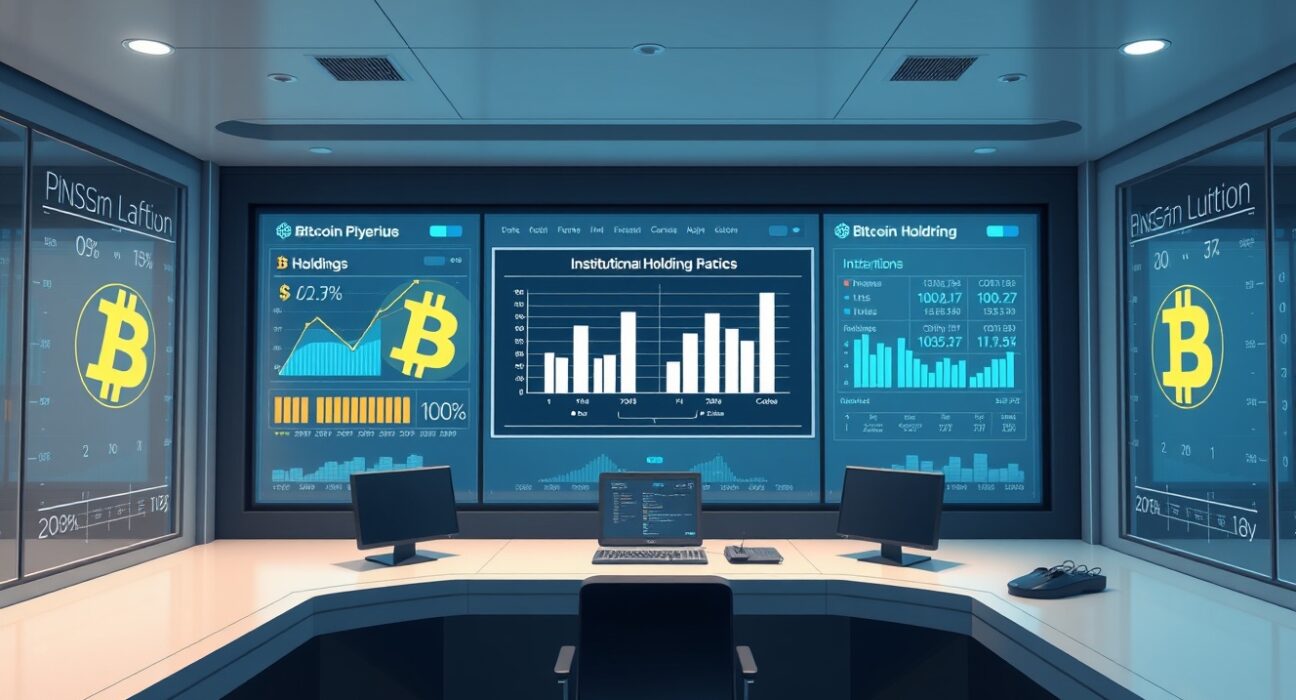 Institutional Bitcoin holdings comparison showing Strategy potentially overtaking BlackRock's ETF