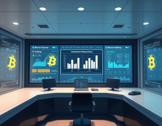 Institutional Bitcoin holdings comparison showing Strategy potentially overtaking BlackRock's ETF