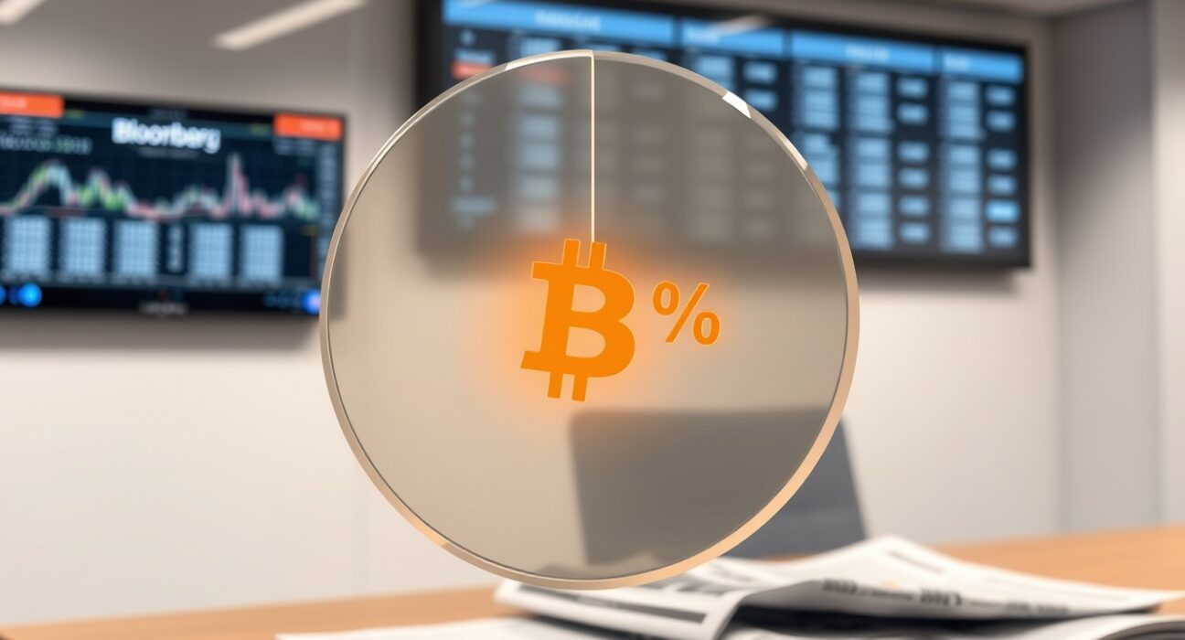 Data visualization showing Bitcoin ETF and firm holdings reaching 12% of total circulating supply.