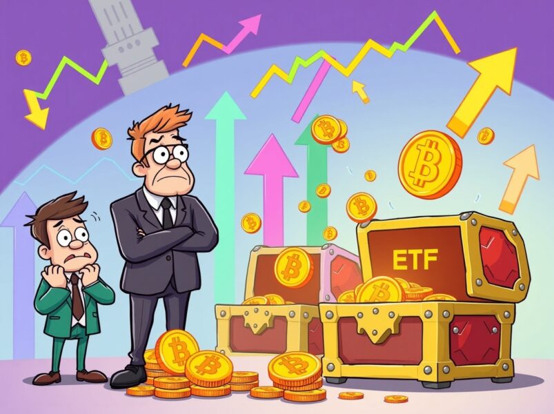 Renversement Choquant : Les ETF Bitcoin Perdent 554 Millions de Dollars en Sorties sur une Seule Journée