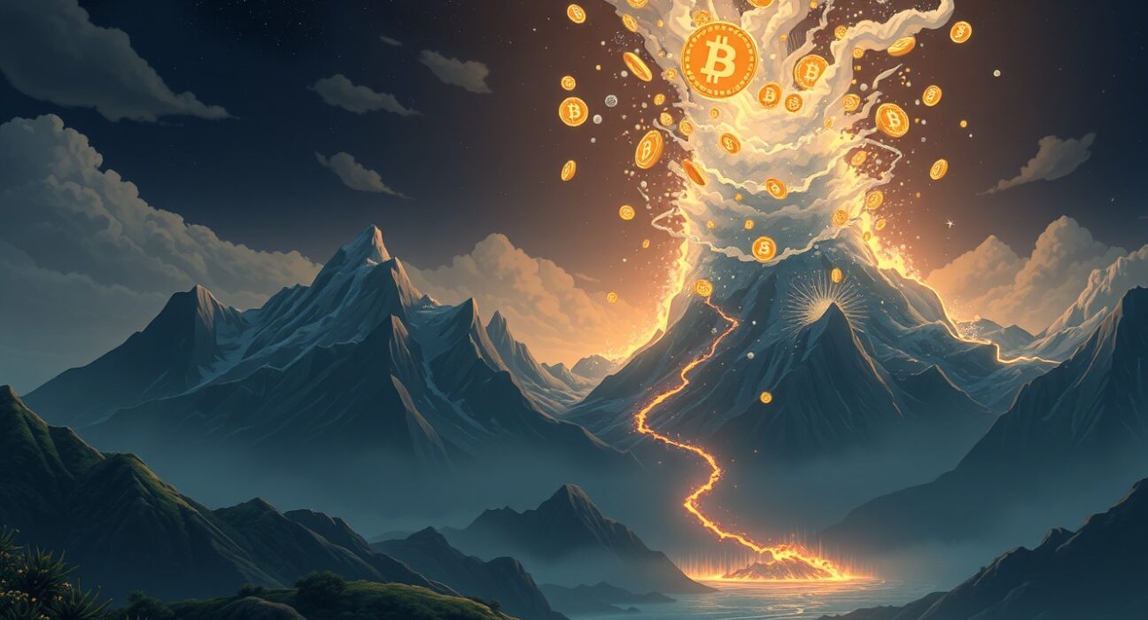 Massive cryptocurrency liquidations cause Bitcoin and Ethereum market volatility as long positions collapse.