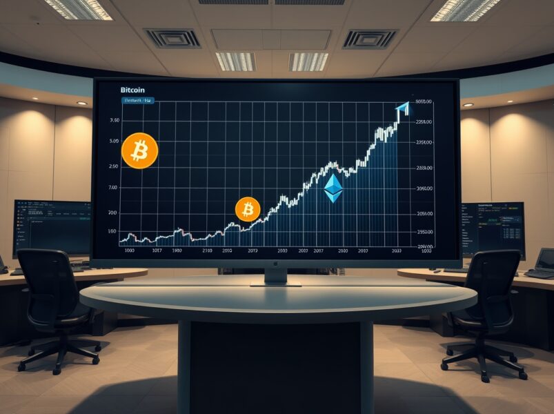 Analysis of the Bitcoin and Ethereum price rally driven by US investor demand and futures trading.