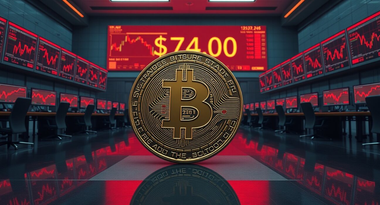 Bitcoin exchange inflows surge as analyst warns of BTC retesting $74K support level in bearish market conditions