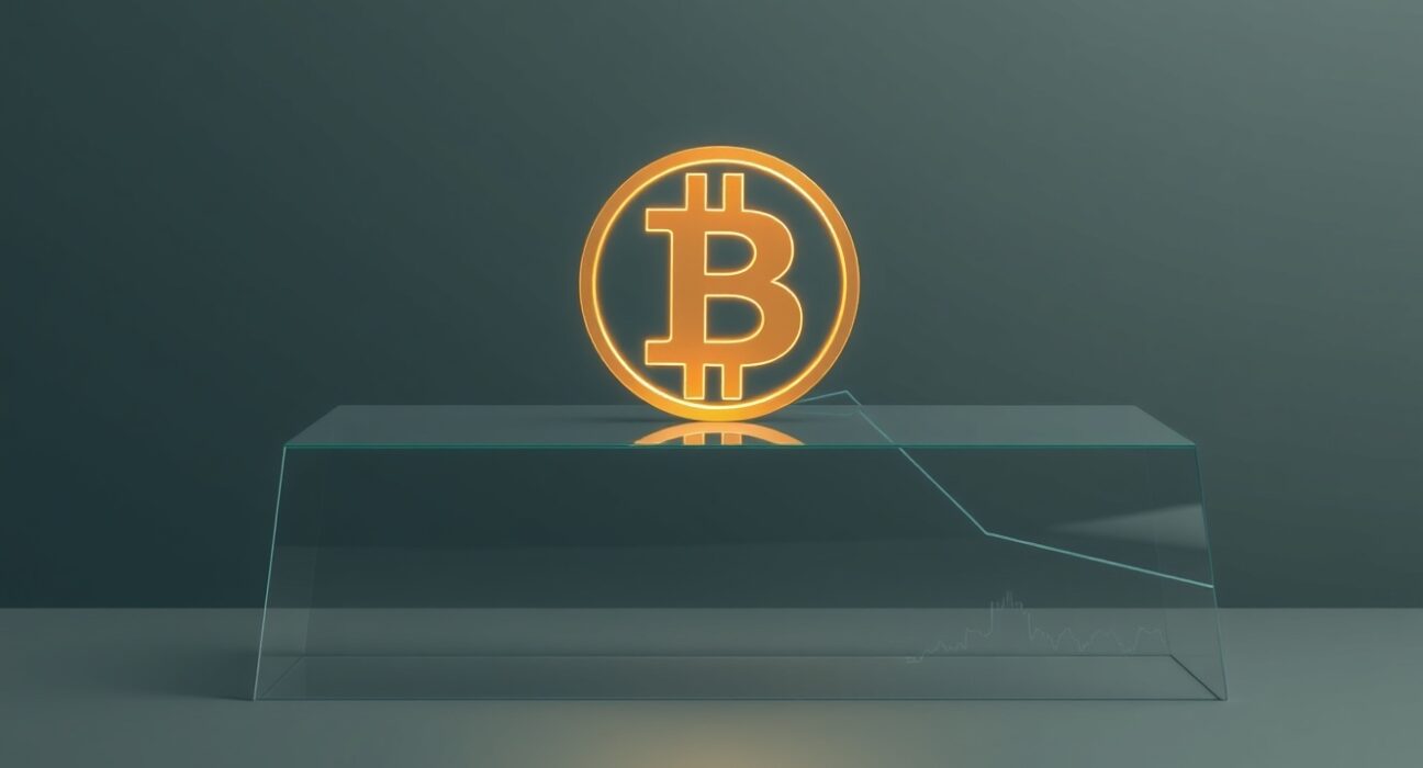 Analyst warning for Bitcoin price as a falling wedge pattern forms on the chart.