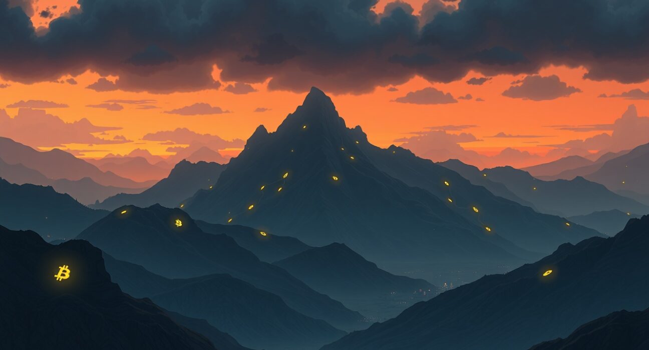 Bitcoin's declining market performance during geopolitical conflict showing digital asset vulnerability