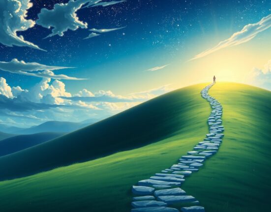 Illustration of Bitcoin's predictable 4-year market cycle pattern through changing seasons